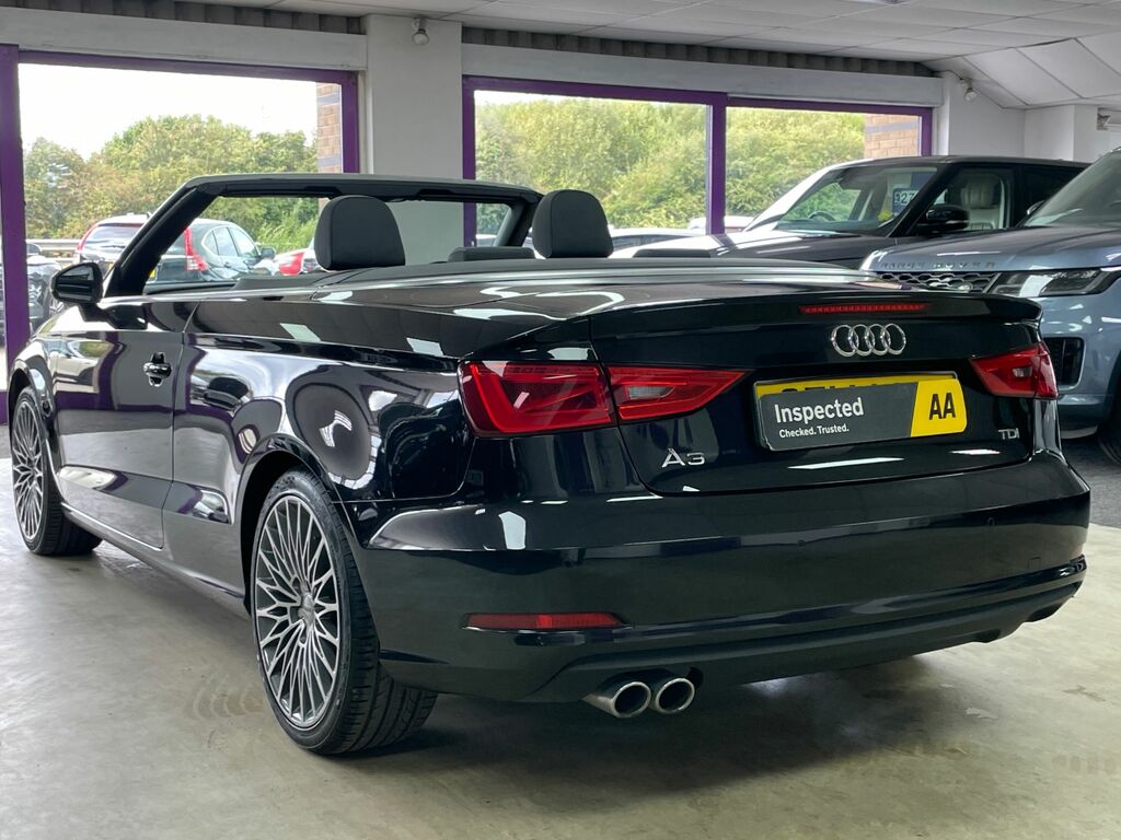 Audi A3 Cabriolet 1.8 Tfsi Sport S Tronic Euro 6 Ss Black #11