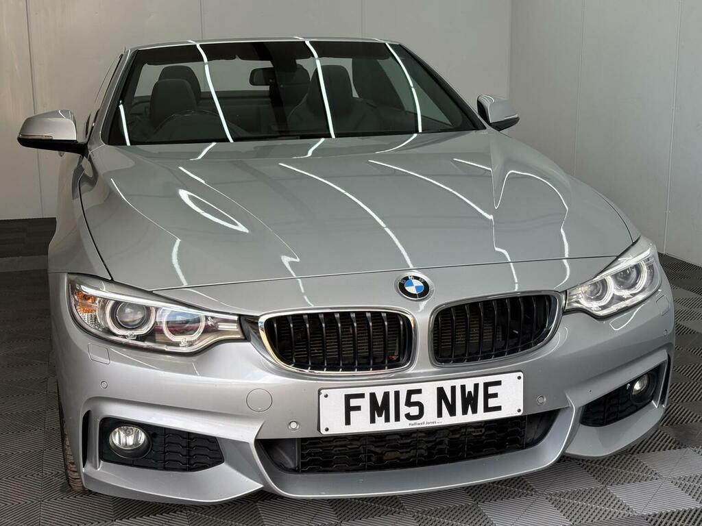 BMW 4 Series Convertible 2.0 420D M Sport Euro 6 Ss Silver #4