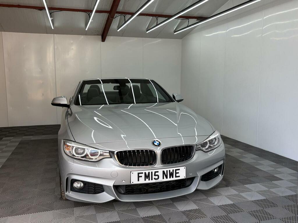 BMW 4 Series Convertible 2.0 420D M Sport Euro 6 Ss Silver #3