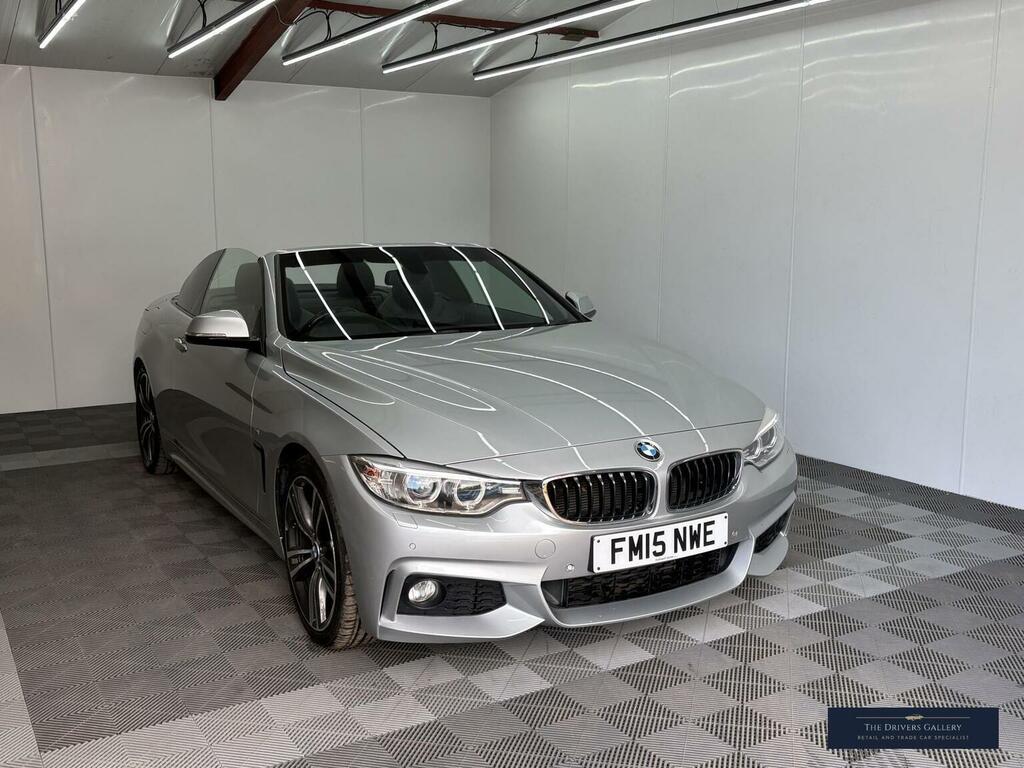 BMW 4 Series Convertible 2.0 420D M Sport Euro 6 Ss Silver