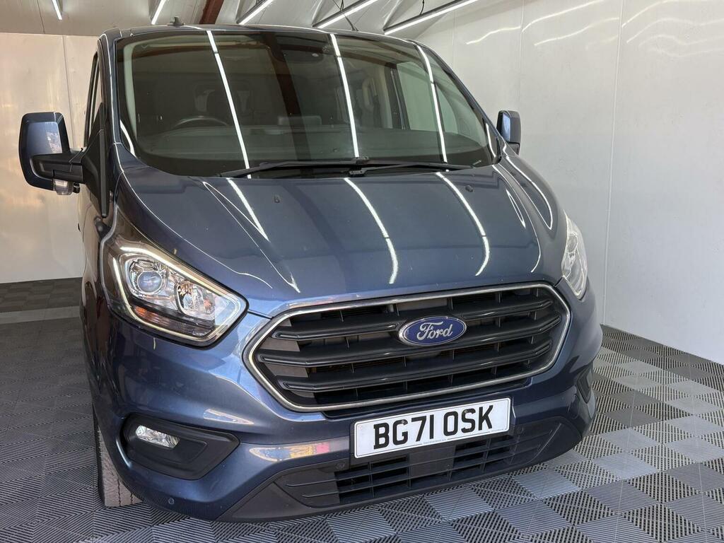 Ford Transit Custom Combi Van 2.0 300 Ecoblue Limited Crew Van L1 H1 E BG71OSK Blue #4