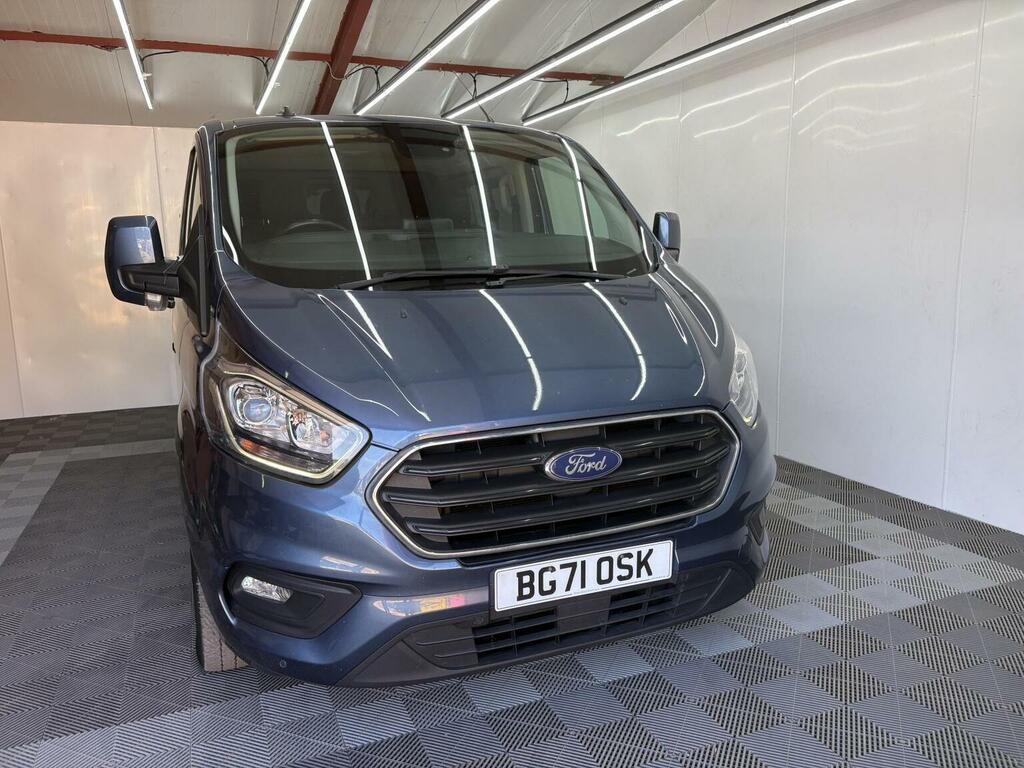 Ford Transit Custom Combi Van 2.0 300 Ecoblue Limited Crew Van L1 H1 E BG71OSK Blue #3