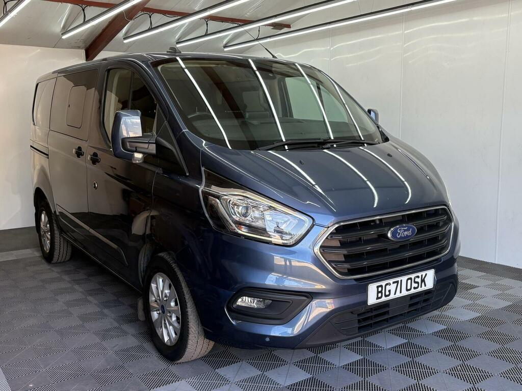 Ford Transit Custom Combi Van 2.0 300 Ecoblue Limited Crew Van L1 H1 E BG71OSK Blue #2