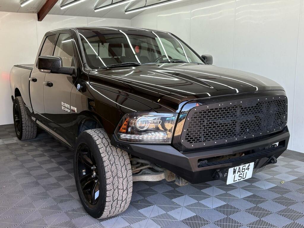 Dodge RAM Pickup 5.7 Ram 1500 Quad Cab 5.7 Hemi 201568 Black #2