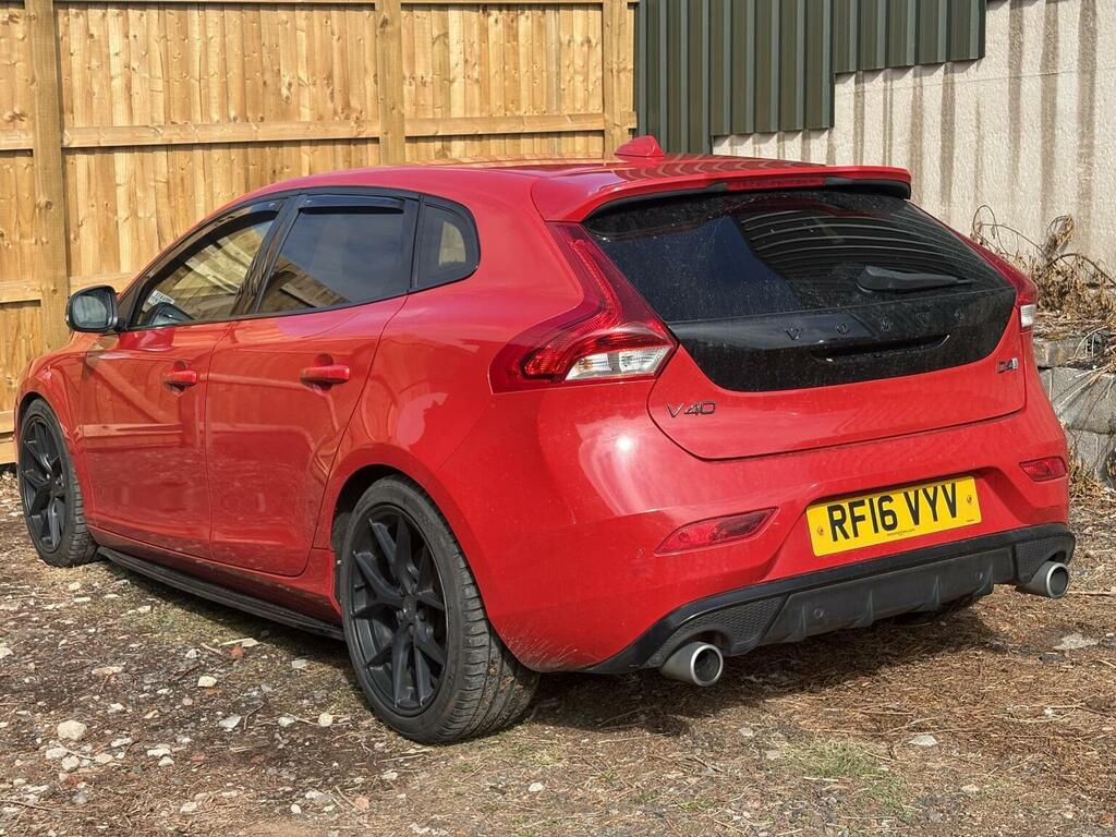 Volvo V40 Hatchback 2.0 D4 R-design Euro 6 Ss 20161 Red #3