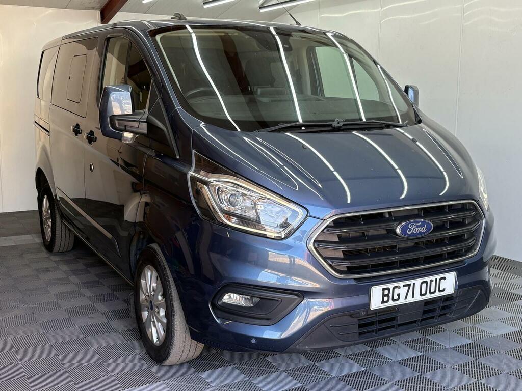 Ford Transit Custom Combi Van 2.0 300 Ecoblue Limited Crew Van L1 H1 E BG71OUC Blue #2