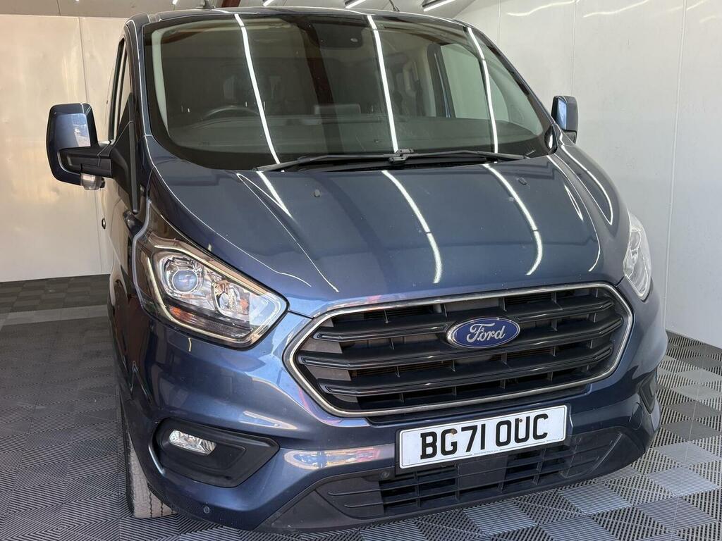 Ford Transit Custom Combi Van 2.0 300 Ecoblue Limited Crew Van L1 H1 E BG71OUC Blue #4