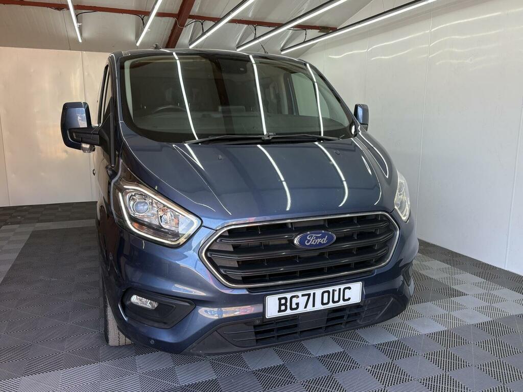 Ford Transit Custom Combi Van 2.0 300 Ecoblue Limited Crew Van L1 H1 E BG71OUC Blue #3