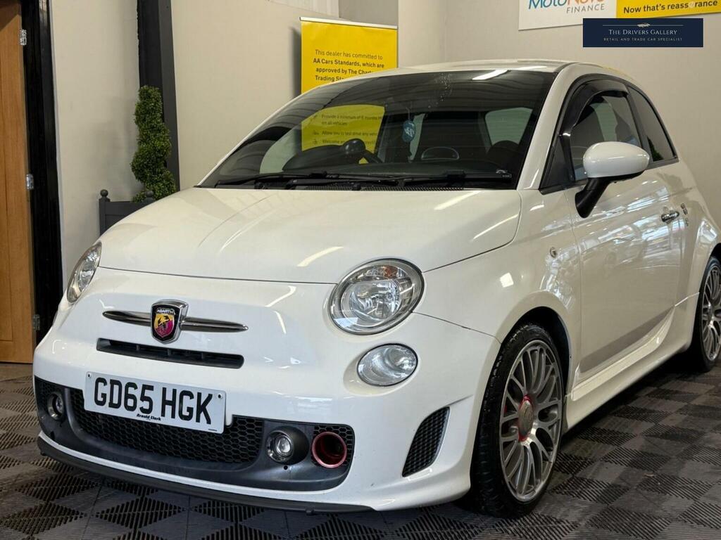 Abarth 595 Hatchback 1.4 T-jet Turismo Euro 6 201565 GD65HGK White #6