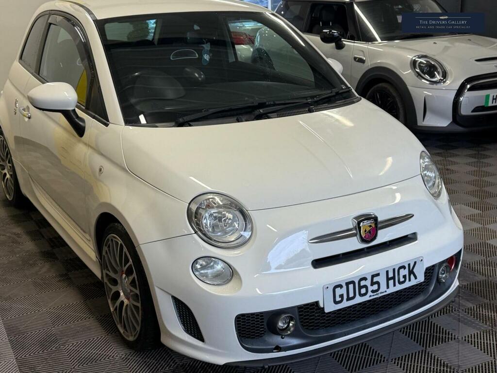 Abarth 595 Hatchback 1.4 T-jet Turismo Euro 6 201565 GD65HGK White #4