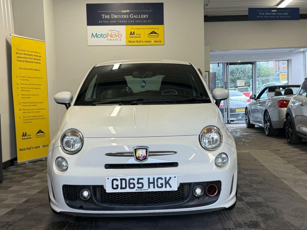 Abarth 595 Hatchback 1.4 T-jet Turismo Euro 6 201565 GD65HGK White #5