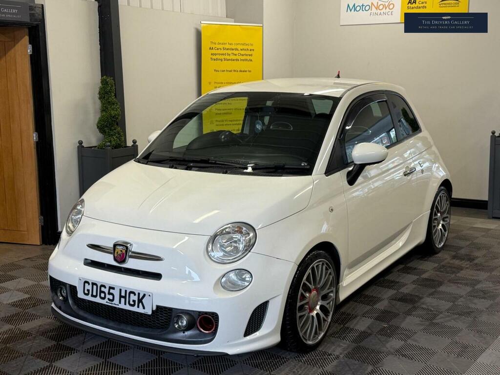 Abarth 595 Hatchback 1.4 T-jet Turismo Euro 6 201565 GD65HGK White #3