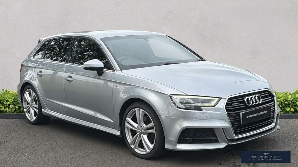 Audi A3 Hatchback 2.0 Tfsi S Line Sportback S Tronic Quatt Silver
