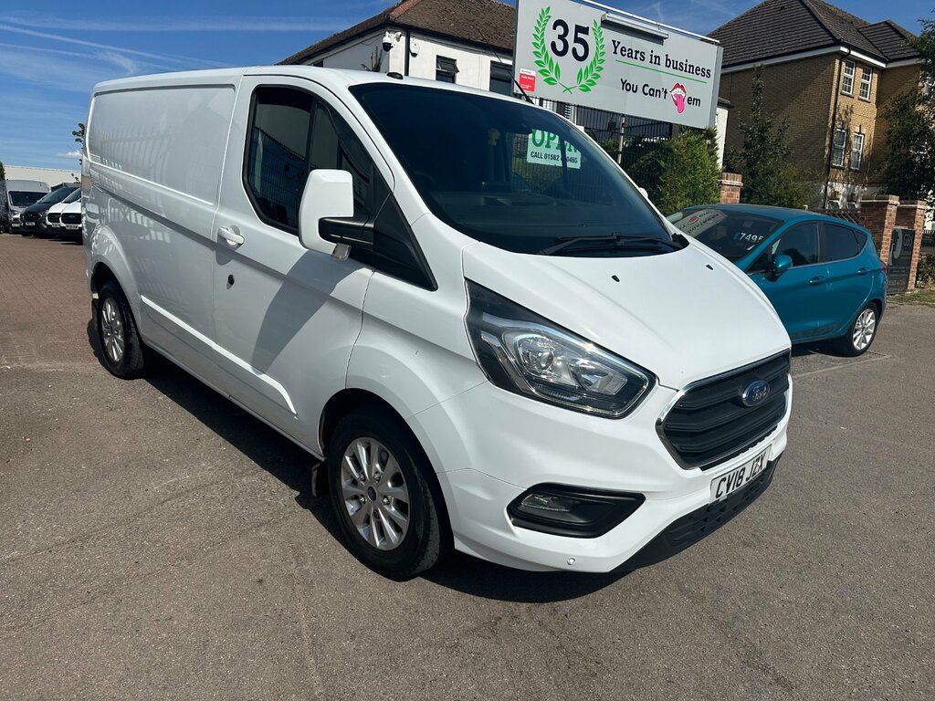 Ford Transit Custom 2.0 300 Ecoblue Limited Panel Van Manua White #2