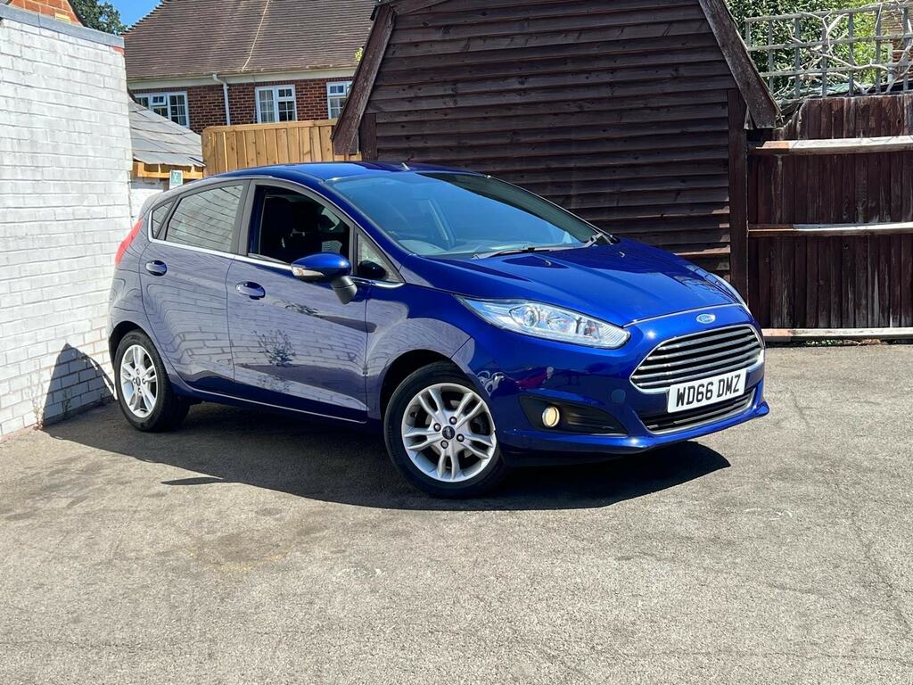 Ford Fiesta 1.0T Ecoboost Zetec Euro 6 Ss Blue