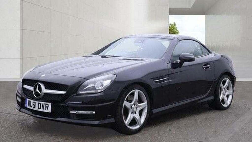Mercedes-Benz SLK 1.8 Slk200 Blueefficiency Amg Sport Edition 125 G- Black #2
