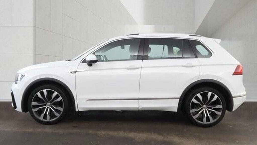 Volkswagen Tiguan 2.0 Tsi R-line Dsg 4Motion Euro 6 Ss White #4