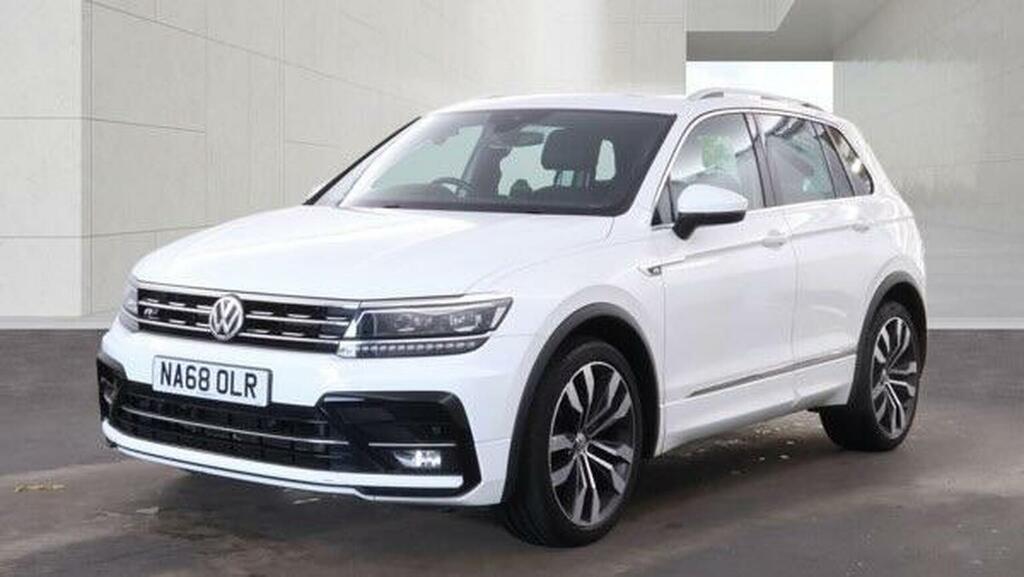 Volkswagen Tiguan 2.0 Tsi R-line Dsg 4Motion Euro 6 Ss White #2