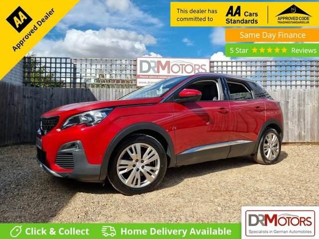 Peugeot 3008 1.5 Bluehdi Allure Suv Euro 6 S KU68MXW Red