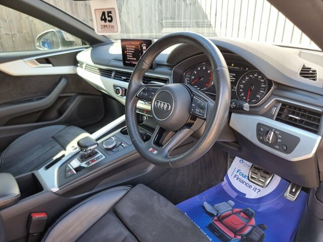 Audi A5 1.4 Tfsi S Line Coupe S Tronic Euro 6 BA18FUV Black #2