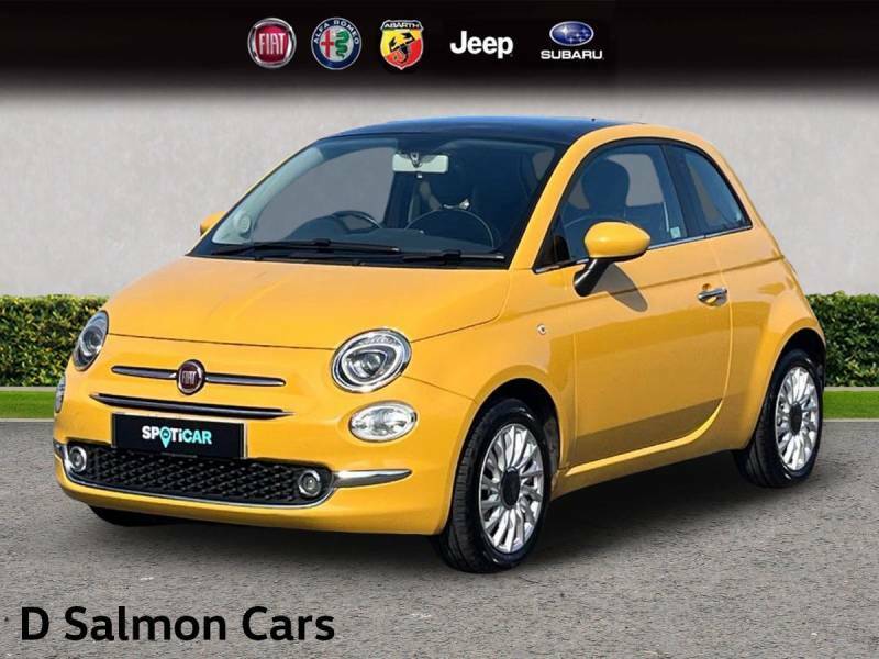 Fiat 500 1.2 Lounge Euro 6 Ss - 2015 65 WM65FPN Yellow #3