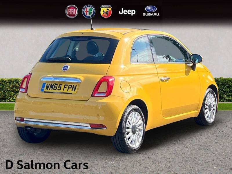 Fiat 500 1.2 Lounge Euro 6 Ss - 2015 65 WM65FPN Yellow #4