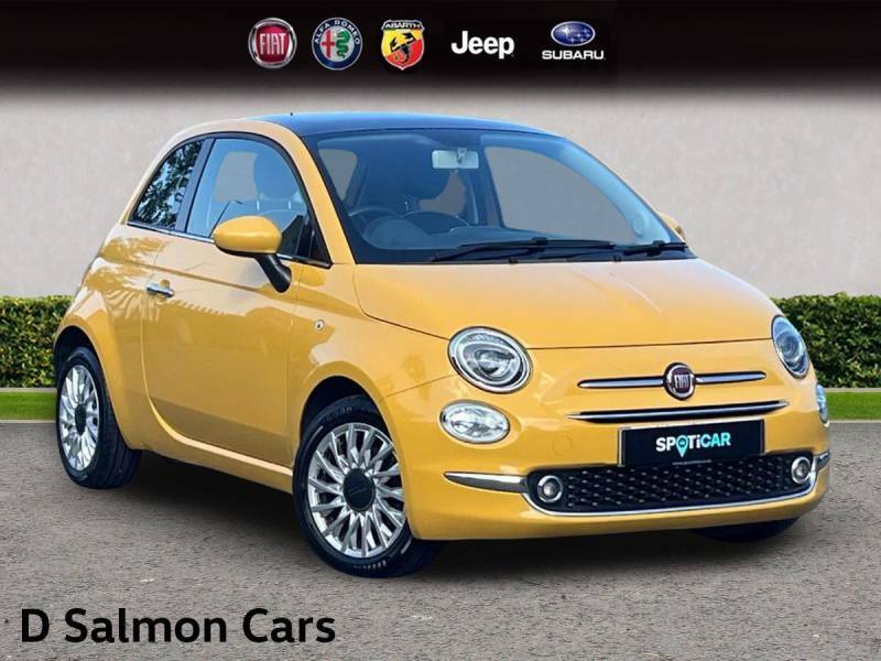 Fiat 500 1.2 Lounge Euro 6 Ss - 2015 65 WM65FPN Yellow