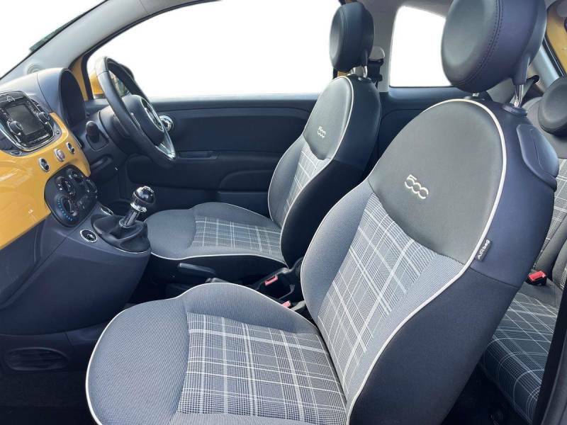 Fiat 500 1.2 Lounge Euro 6 Ss - 2015 65 WM65FPN Yellow #2