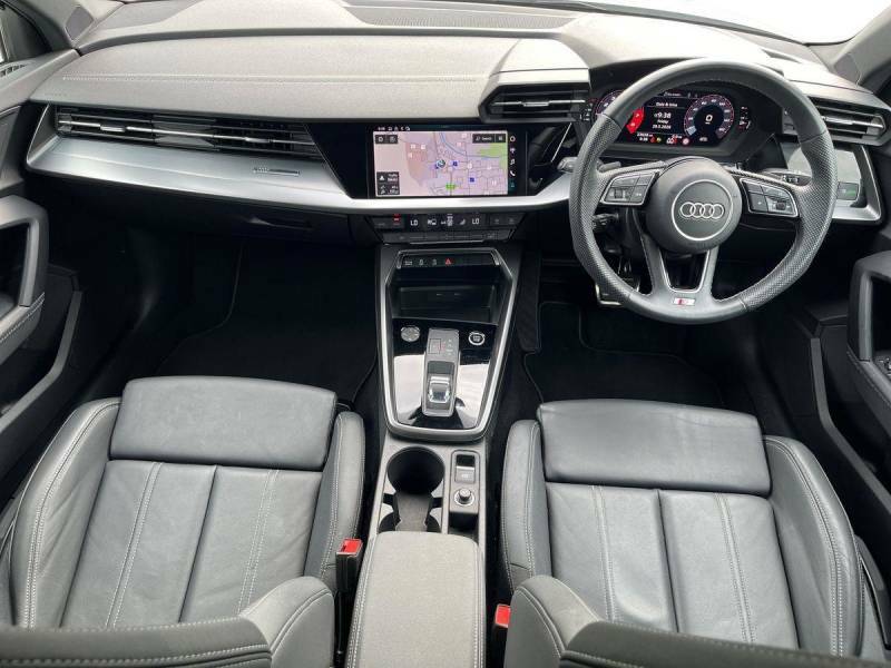 Audi A3 1.5 Tfsi 35 S Line Sportback S Tronic Euro 6 Ss White #5