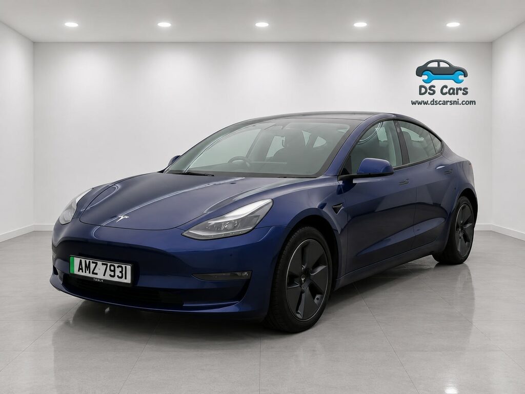 Tesla Model 3 Saloon AMZ7931 Blue #2