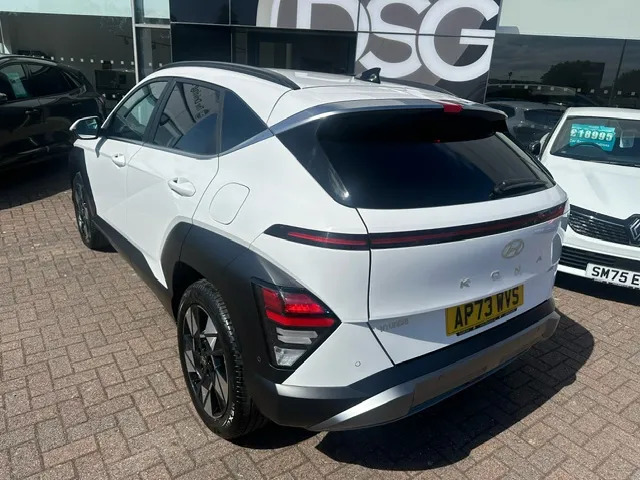 Hyundai Kona 1.6 Gdi Hybrid Ultimate Dct Lux Pack AP73WVS White #6
