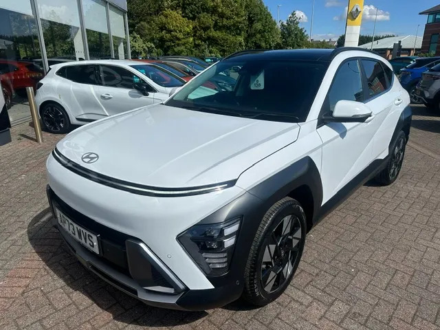 Hyundai Kona 1.6 Gdi Hybrid Ultimate Dct Lux Pack AP73WVS White #3