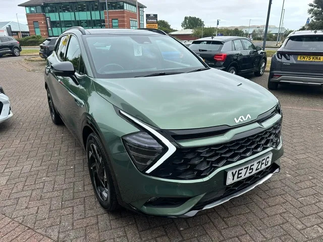 Kia Sportage 1.6T Gdi 241 Phev Gt-line S Awd YE75ZFG Green #4
