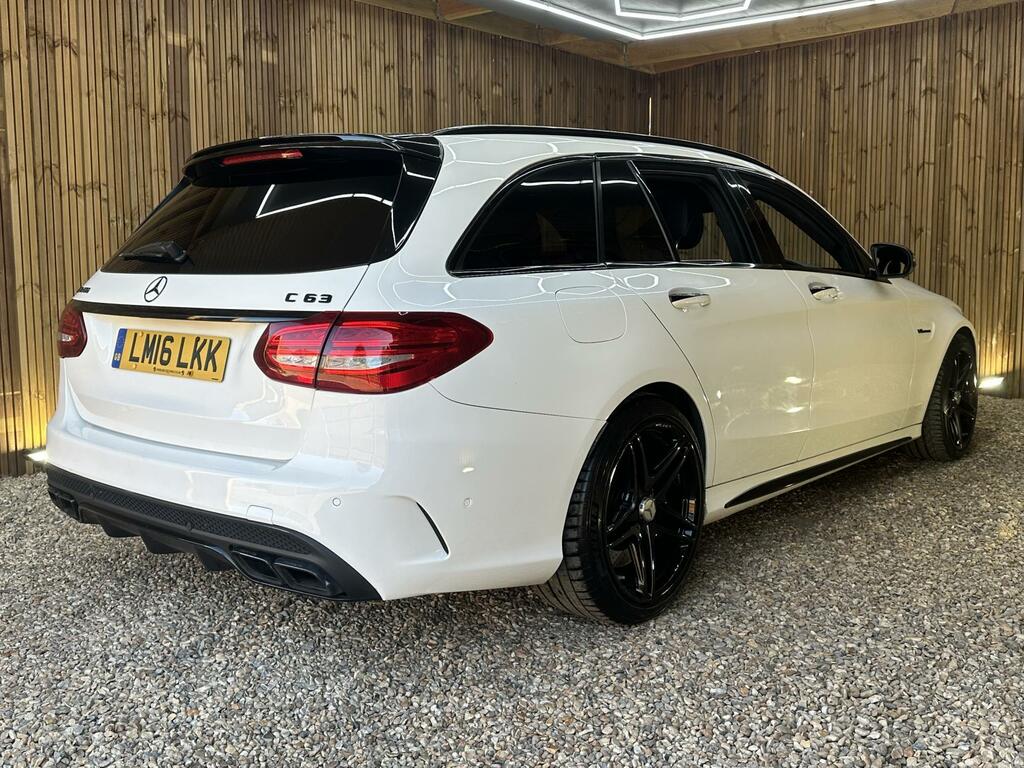 Mercedes-Benz C Class Amg White #6