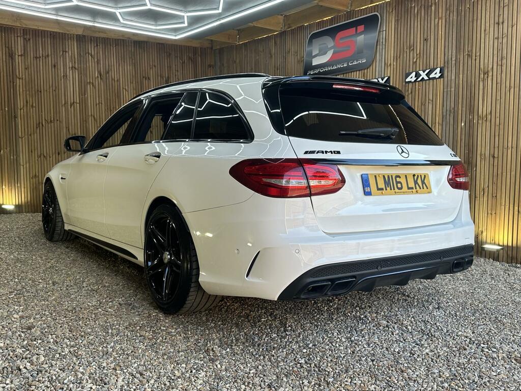 Mercedes-Benz C Class Amg White #4
