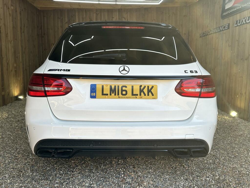 Mercedes-Benz C Class Amg White #5
