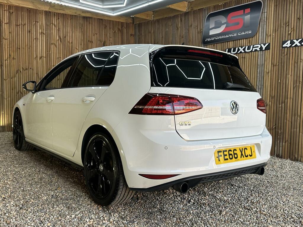 Volkswagen Golf Gti White #4