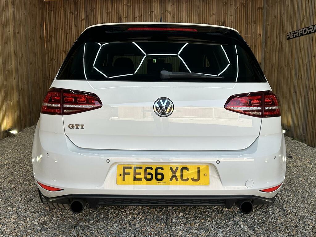 Volkswagen Golf Gti White #5