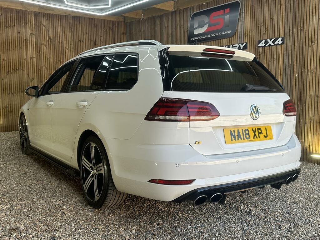 Volkswagen Golf R White #5
