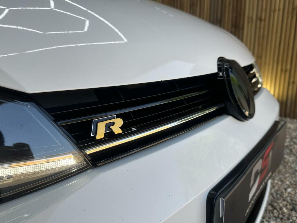Volkswagen Golf R White #4