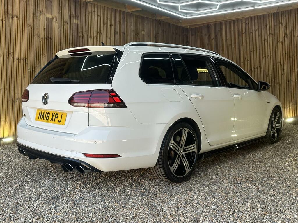 Volkswagen Golf R White #6