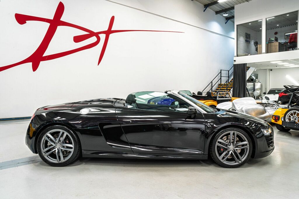 Audi R8 2014 5.2 Fsi V10 Spyder S Tronic Quattr Black #5