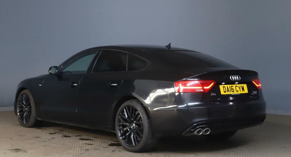 Audi A5 2.0 Tdi Black Edition Plus Sportback S Tronic Quat Black #2