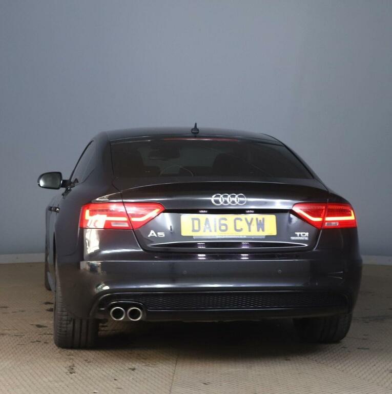 Audi A5 2.0 Tdi Black Edition Plus Sportback S Tronic Quat Black #5