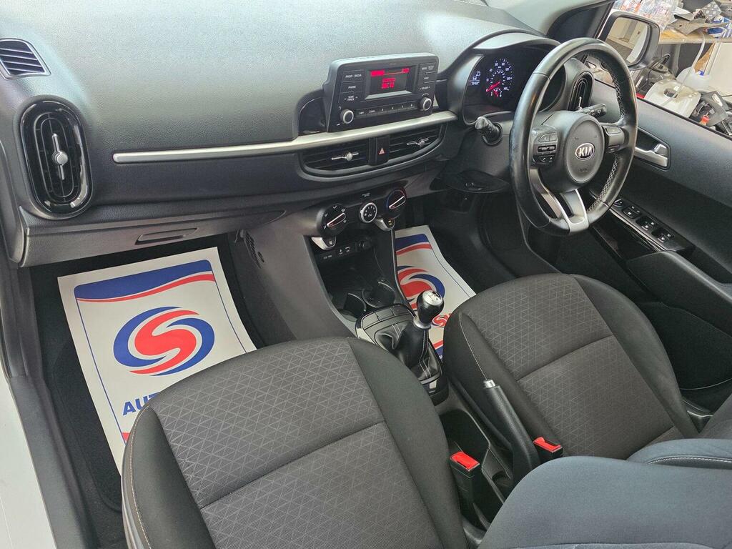 Kia Picanto 1.25 3 Hatchback Euro 6 83 Bhp White #12