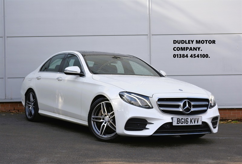 Mercedes-Benz E Class 3.0 E350d V6 Amg Line Premium Saloon White
