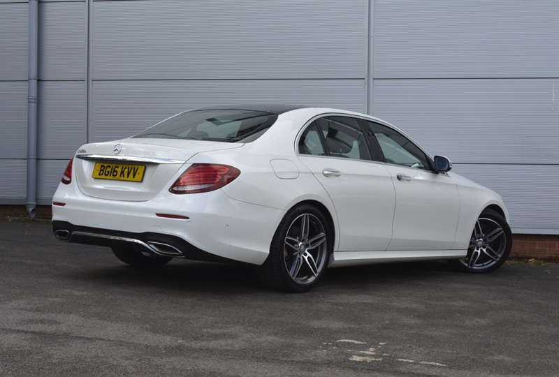 Mercedes-Benz E Class 3.0 E350d V6 Amg Line Premium Saloon White #6