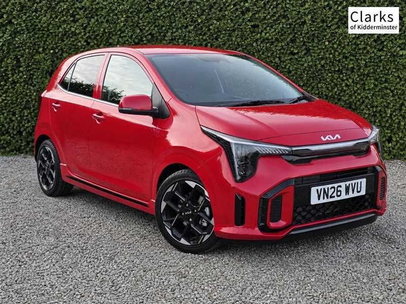 Kia Picanto 1.0 Gt-line Hatchback Amt Euro 6 Ss Red