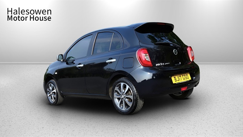 Nissan Micra 1.2 N-tec Hatchback Euro 6 80 P Black #5