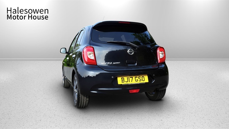 Nissan Micra 1.2 N-tec Hatchback Euro 6 80 P Black #4